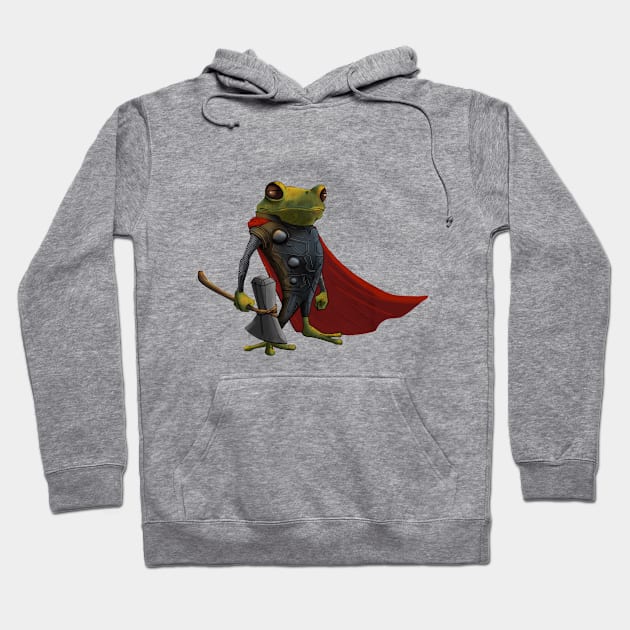 Frog Thor Hoodie by CG Fan Art